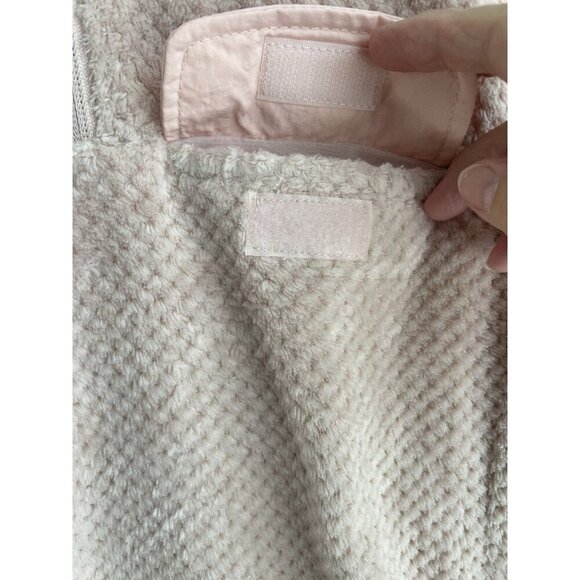 Magellan	Blush Pink Fleece Pullover With Front Zip Pockets Womens size M NWOT - Picture 5 of 11